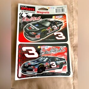 NASCAR. Stickers, magnets cards,‎ and mini vehicle.  1216